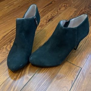 Vince Camuto blue suede booties